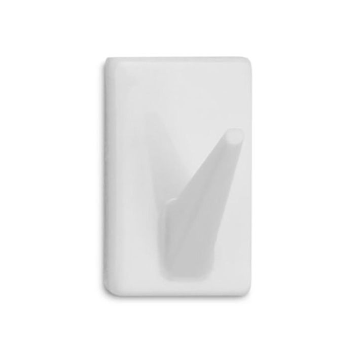 Inofix Colgador adhesivo clásico blanco 2075-2-000 PVC para cocinas o armarios (4 unid.)