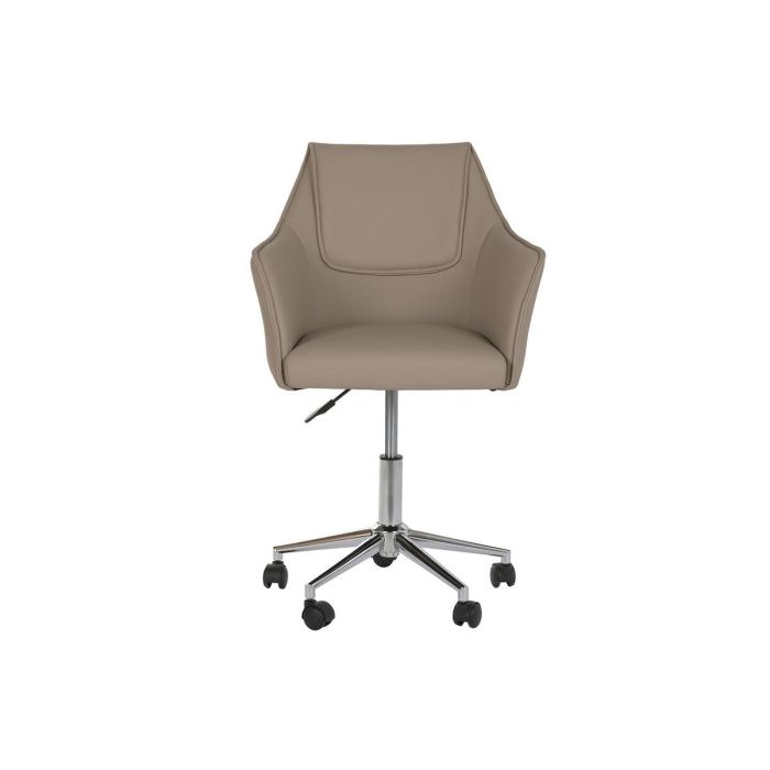 DKD Home Decor Silla Home Office Beige 59 x 83 x 59 cm