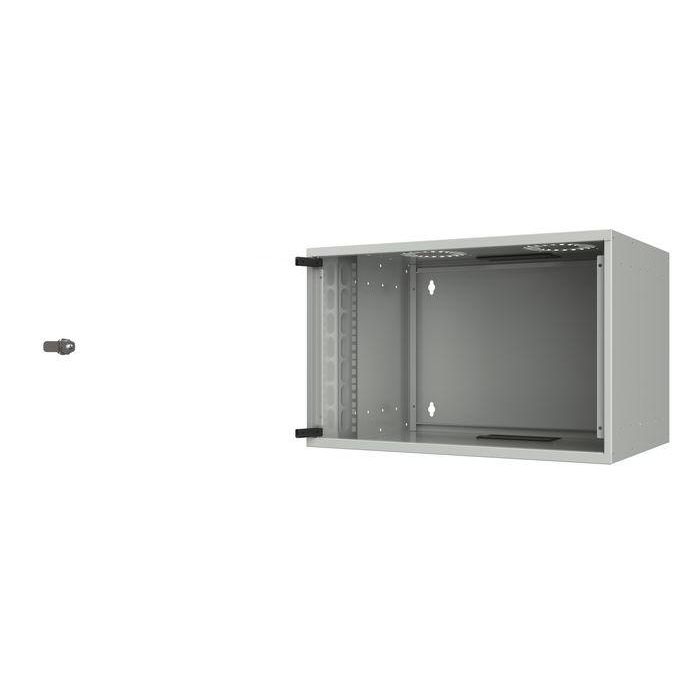 Lanview Rack Cabinet 19'' 7U SOHO Mural Desmontado para Redes con Puerta de Cristal Templado 535x400x350mm 1
