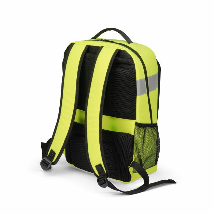 Dicota Backpack HI-VIS Base 24 litre yellow 2