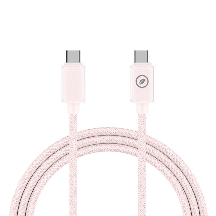 Cargador de Pared + Cable USB-C Muvit for Change Glass GaN Rosa 6