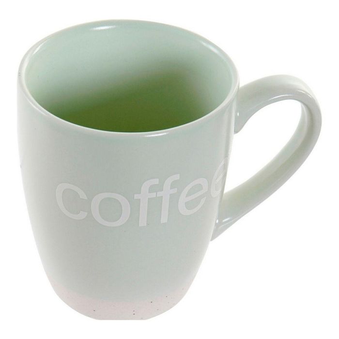 Mug Scandi DKD Home Decor Rosa Verde cm Set de 6 1