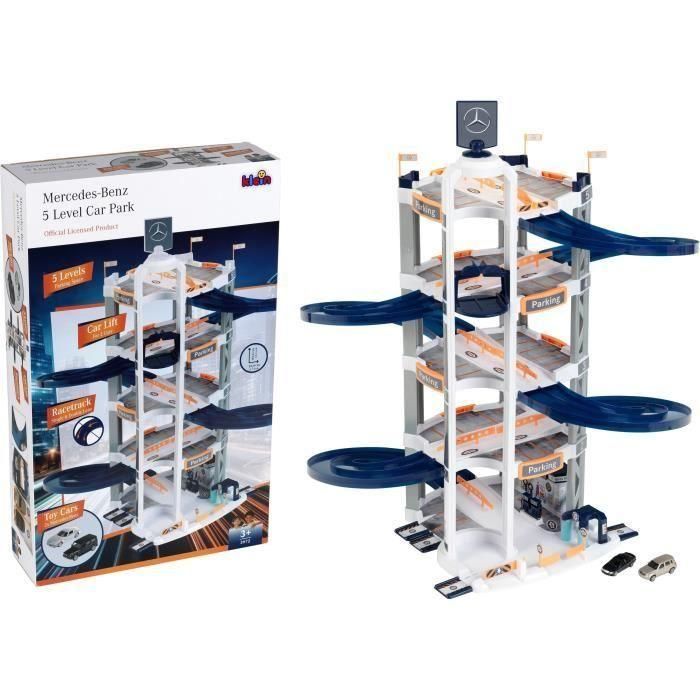 Klein KLE4009847039729 Garaje Mercedes-Benz 5 Niveles con 2 Coches Pequeños - Juguete Infantil a partir de 3 años 1