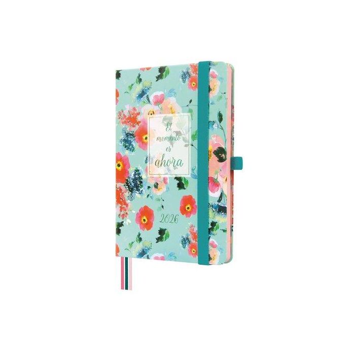 Agenda Anual (2026) Finocam Minimal Design Cosida Tapa Extra Con Goma M4 118X168 S/V Apais. Ahora