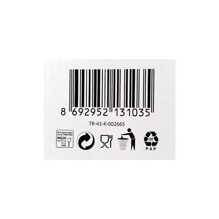 Lav Set de 6 Bols, 12.5 cm de Diámetro, 345 ml de Capacidad, Colección Alinda (8 Cajas) 7