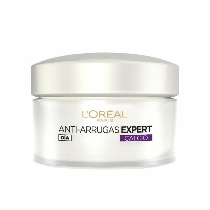 L'Oréal Paris EXPERT CALCIO +55 Crema Antiarrugas para Pieles Maduras +55, Hidratante y Antiedad, 50 ml
