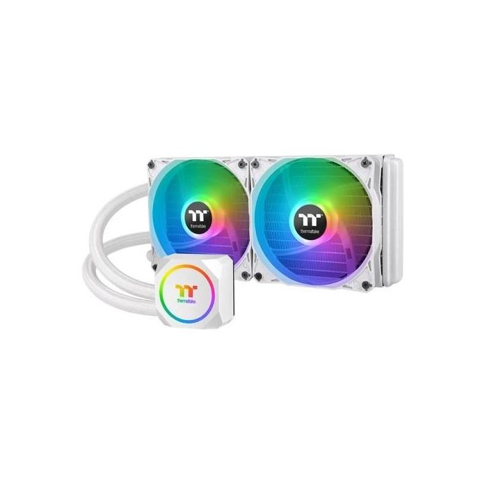 Thermaltake TH240 ARGB Sync Snow Edition - Kit de refrigeración líquida para PC
