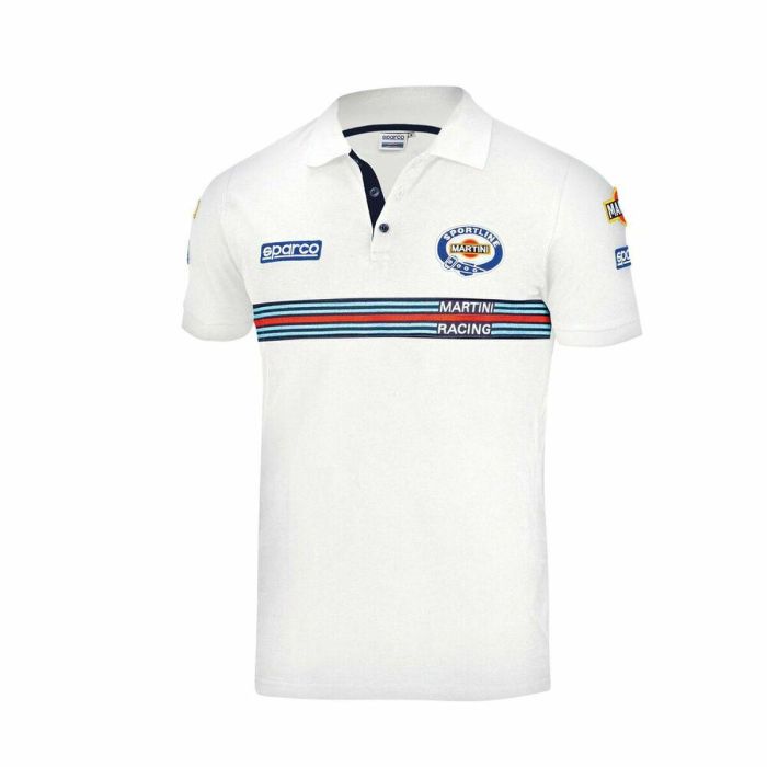 Polo Replica Martini-R Talla M Blanco S01275MRBI2M