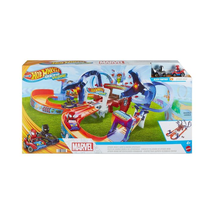 Pista Telaraña De Spider-Man Racerverse Hpl34 Hot Wheels 1