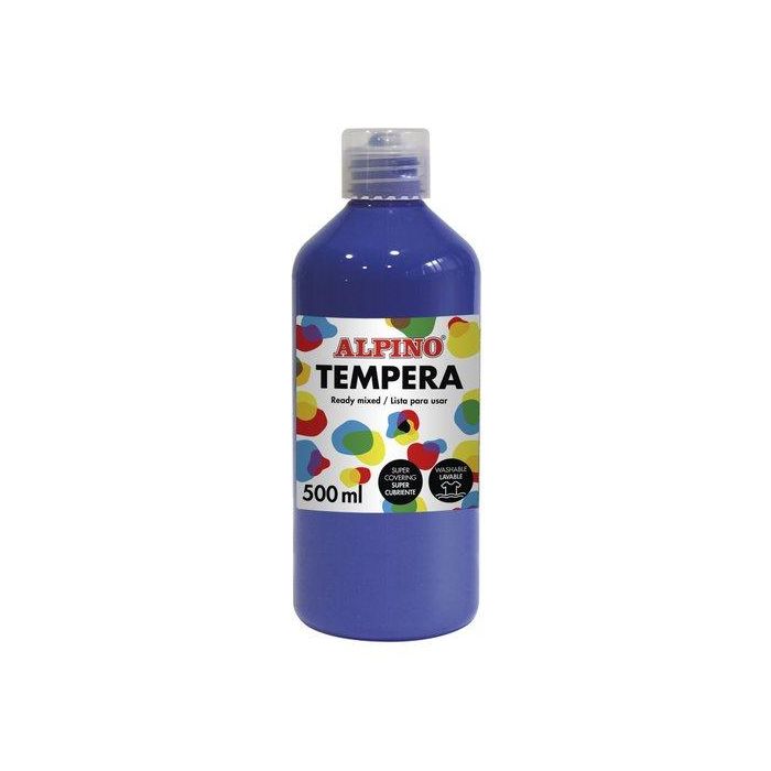 Tempera Alpino Liquida 500 Ml (Botella) Azul Ultramar