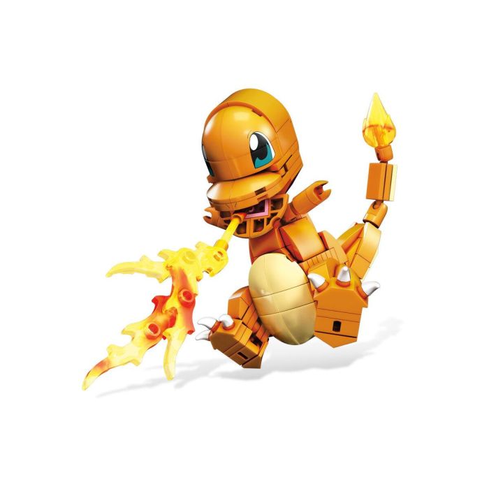 Mega Construx Pokémon Salameche: Figura de Construcción Articulada para Recrear Batallas, Tipo Fuego, 180 Piezas 25