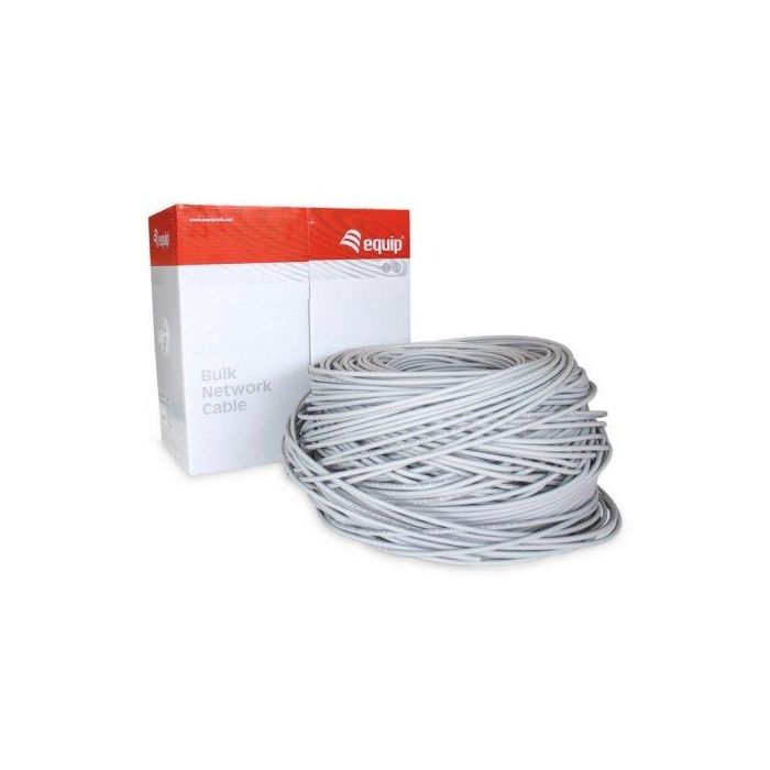 Equip Bobina Cable Red Rígido UTP Cat.6 305m Libre de Halógenos 23AWG Equip Bobina Cable Red Rígido UTP Cat.6 305m Libre de Halógenos 23AWG