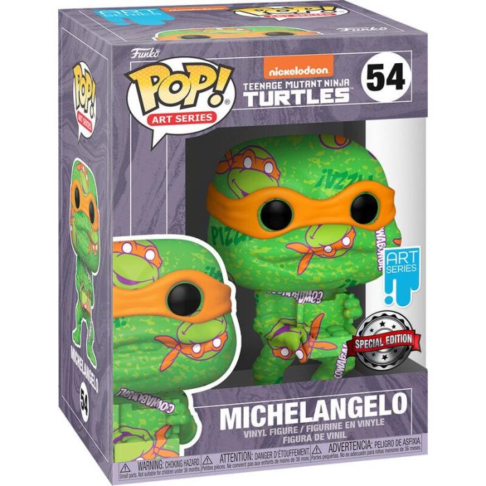 Funko Figura POP Tortugas Ninja 2 Michelangelo Exclusive Vinilo 9cm