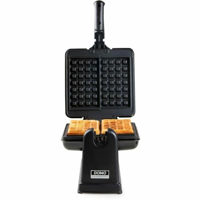 Domo Rotary Waffle Iron - DO9224W - Rotario a 180 ° - Anti -adhesivo revelador - Mango frío - 2 personas 5