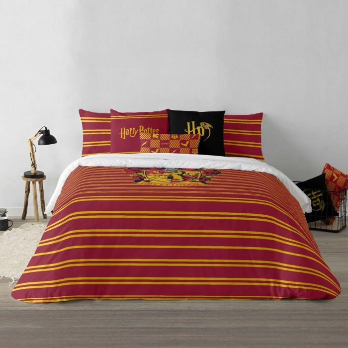 Funda Nórdica Harry Potter Gryffindor Shield Multicolor 175 Hilos 260 x 240 cm Cama de 180 5