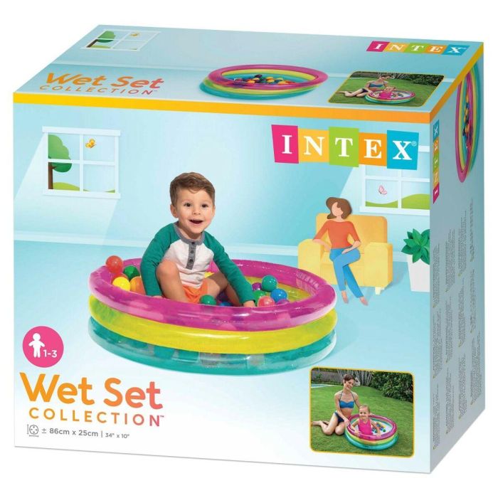 Piscina de Bolas Intex 86 x 25 x 86 cm (3 Unidades) 2 Piscina de Bolas Intex 86 x 25 x 86 cm (3 Unidades) 2