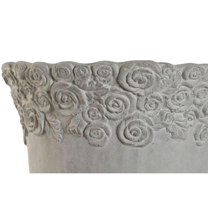 Macetero Romantico DKD Home Decor Blanco 31 x 49 x 31 cm 3