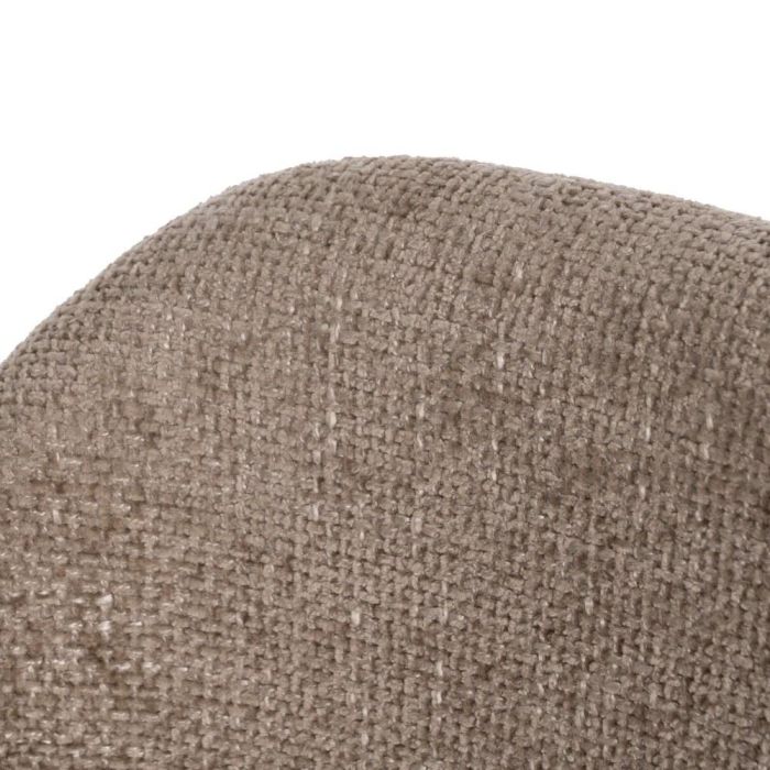 Silla Beige-Marrón Tejido-Madera 51 X 55 X 75 cm