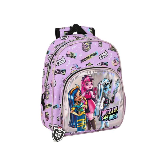 Mochila Escolar Monster High Best boos Lila 28 x 34 x 10 cm