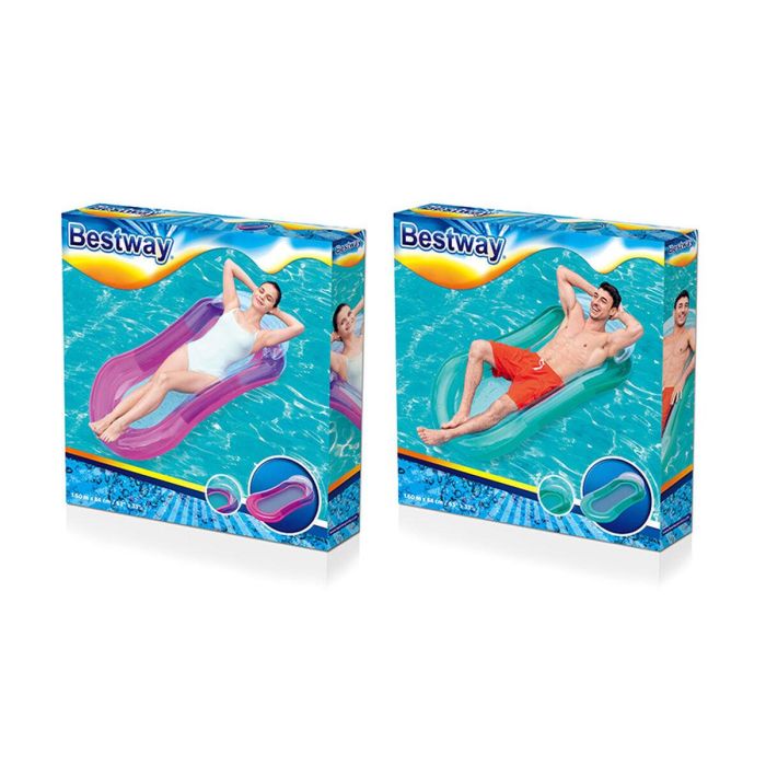 Bestway Sillon Hinchable Aqua Color Surtido 160x84 cm Playa y Piscina 43103 3 Bestway Sillon Hinchable Aqua Color Surtido 160x84 cm Playa y Piscina 43103 3