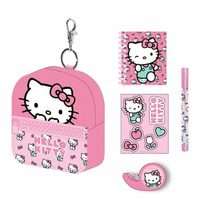 Cerdá Hello Kitty Set de papelería minimochila 19.5x22.5x4.5cm Multicolor Edad +3 años 2 Cerdá Hello Kitty Set de papelería minimochila 19.5x22.5x4.5cm Multicolor Edad +3 años 2