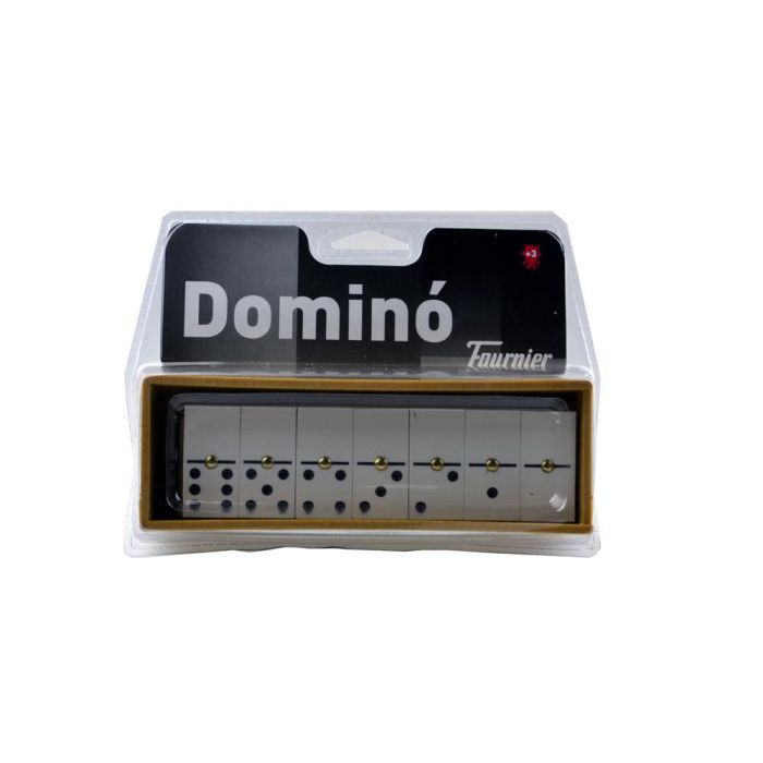 Domino Chamelo Fournier Ficha Marfilina En Caja De Plastico En Blister 1