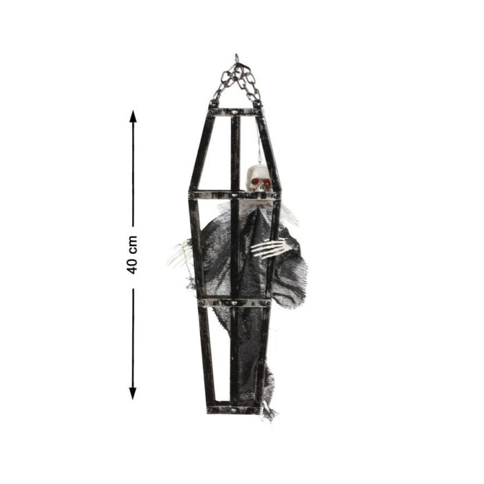 Esqueleto Enjaulado Decorativo Clásico 40x13 cm