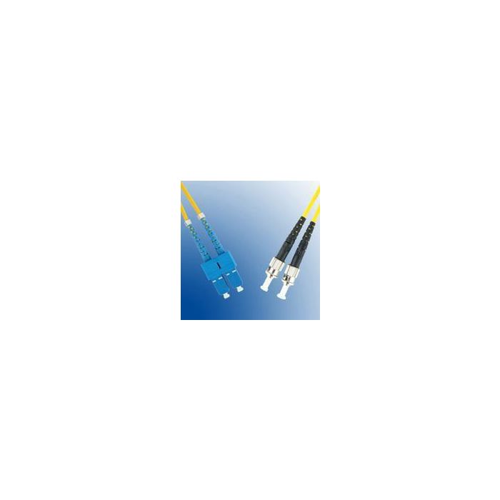 MicroConnect Optical Fibre Cable, ST-SC, Singlemode, Duplex, OS2 (Yellow), 2m MicroConnect Optical Fibre Cable, ST-SC, Singlemode, Duplex, OS2 (Yellow), 2m