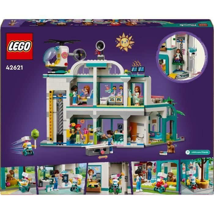 LEGO 42621 Friends Heartlake City Hospital, Juguete con Helicóptero y Minifiguras que Incluyen a Otoño y un Perro 5 LEGO 42621 Friends Heartlake City Hospital, Juguete con Helicóptero y Minifiguras que Incluyen a Otoño y un Perro 5
