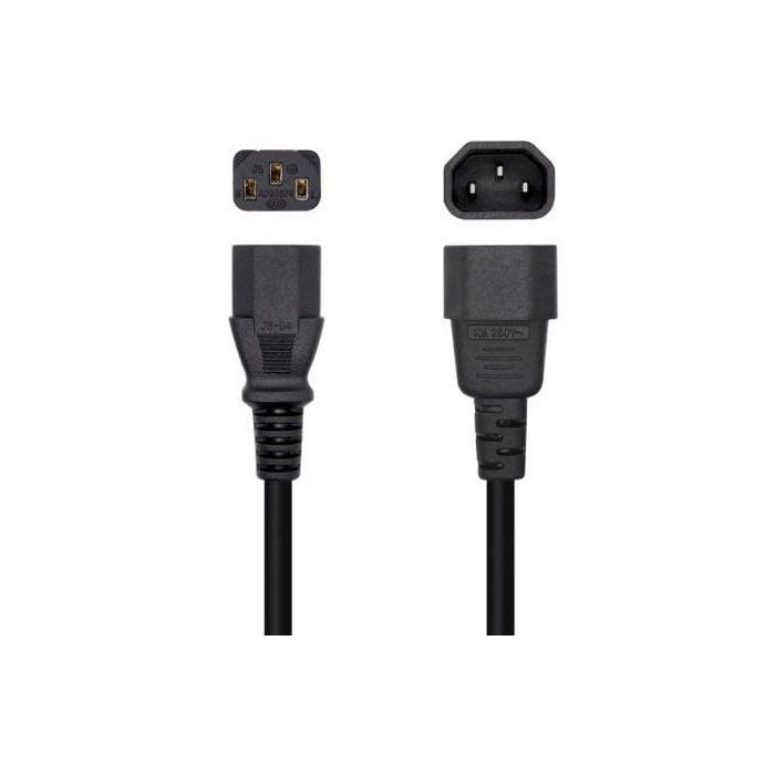 AISENS - CABLE ALIMENTACIoN CPU, C13/H-C14/M, NEGRO, 3.0M AISENS - CABLE ALIMENTACIoN CPU, C13/H-C14/M, NEGRO, 3.0M