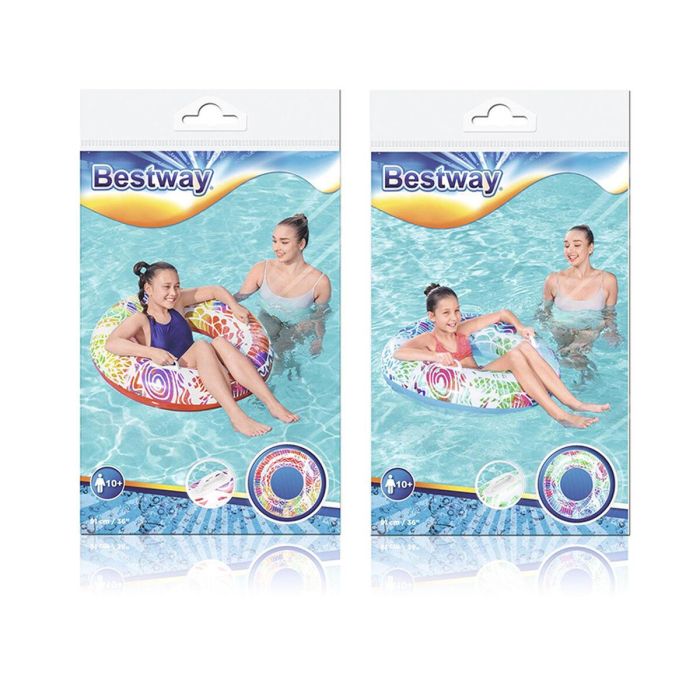 Bestway Flotador Hinchable Decorado Verano Color Surtido D91 cm +10 Años Playa y Piscina 36084 2