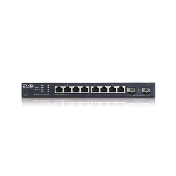 Zyxel XMG1915-10E Switch Gestionado L2 8 Puertos 2.5G Ethernet 2x SFP+ 10G Montaje en Rack 80 Gbps