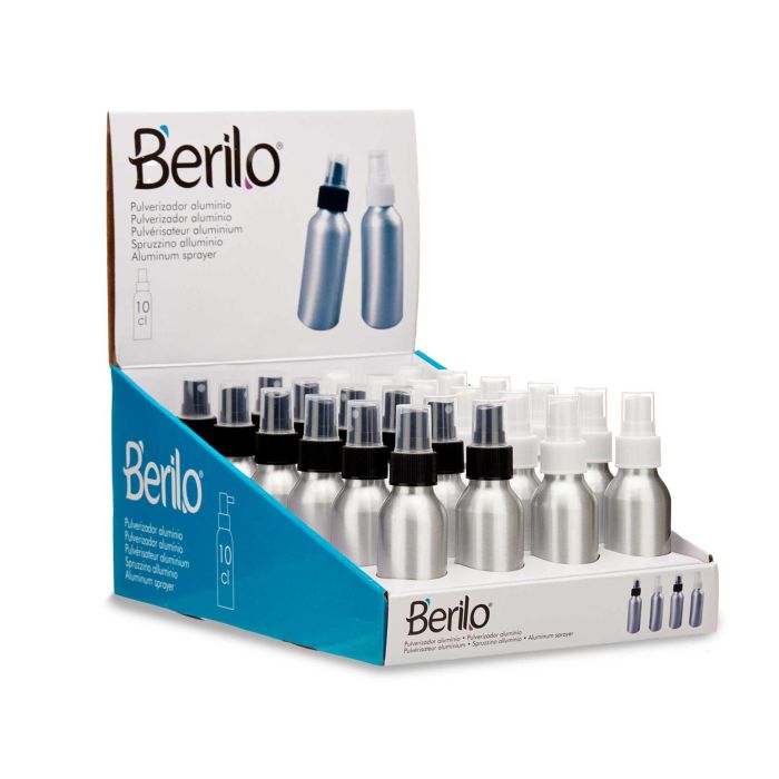 Pulverizador Aluminio Tapon Corto 100Ml Surtidos Col Berilo 4X13CM (48 Unidades) 1 Pulverizador Aluminio Tapon Corto 100Ml Surtidos Col Berilo 4X13CM (48 Unidades) 1