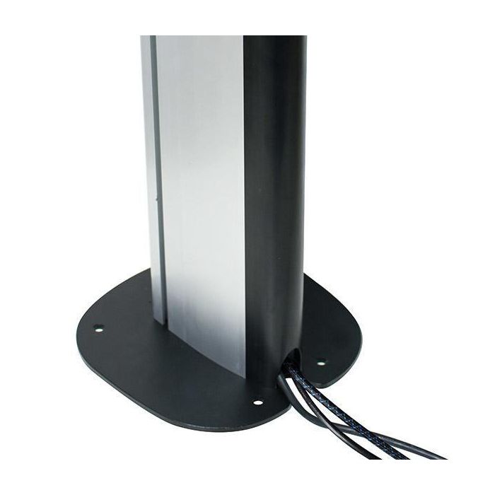B-Tech Fixed Floor Base for System X, 200kg max, Black 1 B-Tech Fixed Floor Base for System X, 200kg max, Black 1