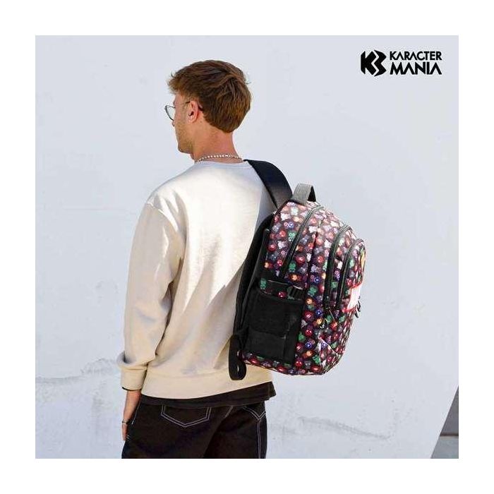 Karactermania Mochila AVENGERS Run. Plus Fan Chibi 44x34x21 cm, Gran Capacidad, 3 Compartimentos, Puerto USB 7