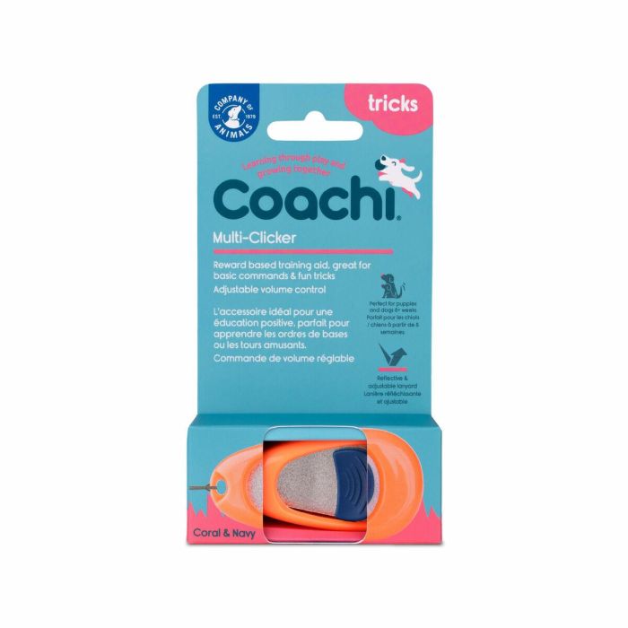 Coachi Multi-Clicker Coral Botón Azul Oscuro 7 Coachi Multi-Clicker Coral Botón Azul Oscuro 7