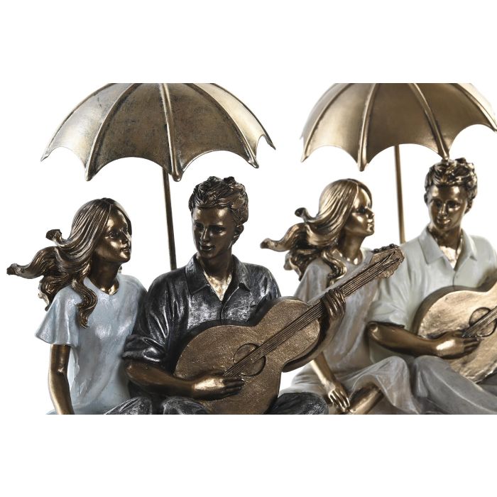 DKD Home Decor Figura Resina Multicolor 11 x 17 x 18 cm (2 Unidades) 1