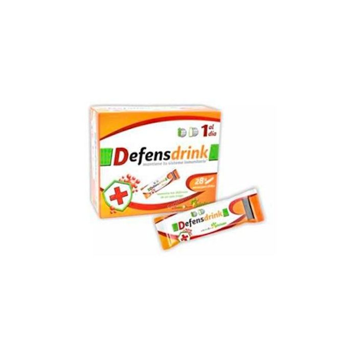 PINISAN Defensdrink 28 Sticks con Flavoxale, Reishi, Vitamina C, D3 y Zinc para el Sistema Inmunitario