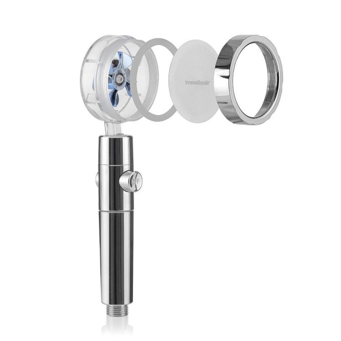 Ecoducha con Hélice de Presión y Filtro Purificador Heliwer InnovaGoods 2 Ecoducha con Hélice de Presión y Filtro Purificador Heliwer InnovaGoods 2
