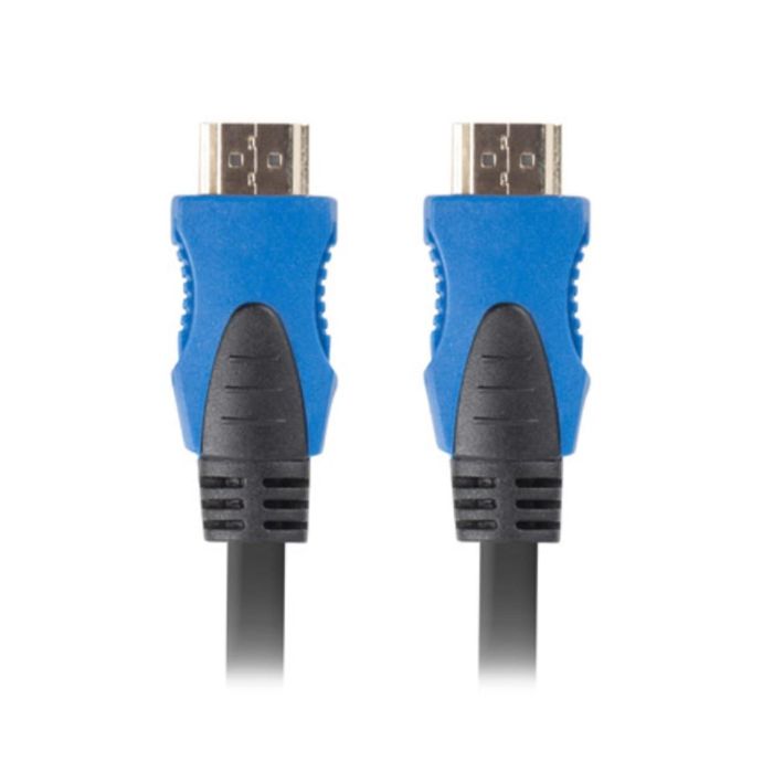 Lanberg CA-HDMI-20CU-0045-BK Cable HDMI 2.0 Macho a Macho 4.5M Conectores Chapados en Oro Soporte 4K 3D ARC Negro Azul 0 Lanberg CA-HDMI-20CU-0045-BK Cable HDMI 2.0 Macho a Macho 4.5M Conectores Chapados en Oro Soporte 4K 3D ARC Negro Azul 0