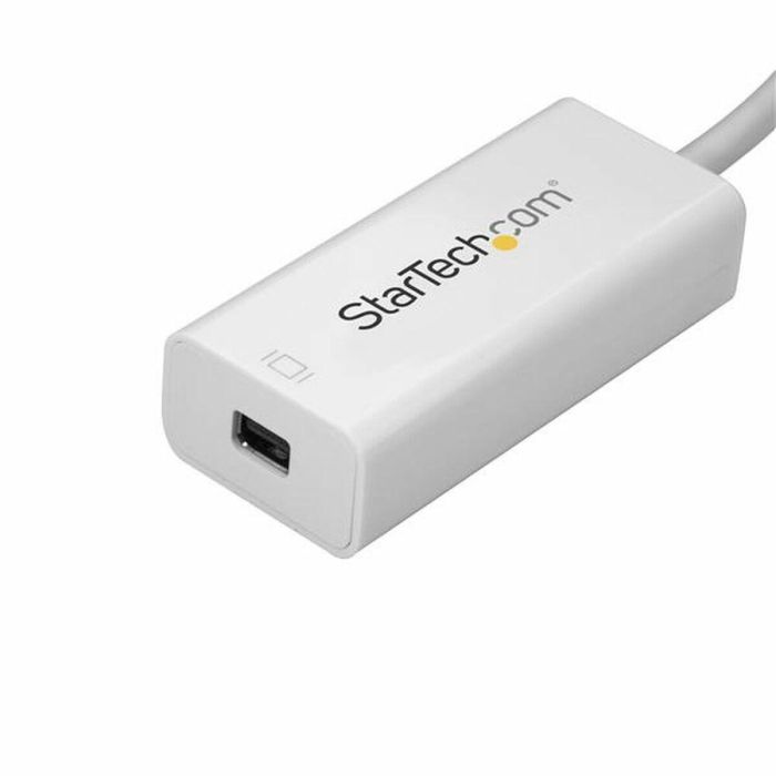 Adaptador USB C a Mini DisplayPort Startech CDP2MDP Blanco 4K Ultra HD 3 Adaptador USB C a Mini DisplayPort Startech CDP2MDP Blanco 4K Ultra HD 3