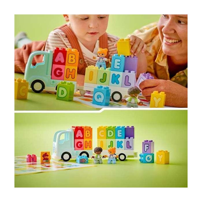 Lego Juego de Construcción Camión del Alfabeto Duplo para Niños y Niñas a Partir de 2 Años 4 Lego Juego de Construcción Camión del Alfabeto Duplo para Niños y Niñas a Partir de 2 Años 4