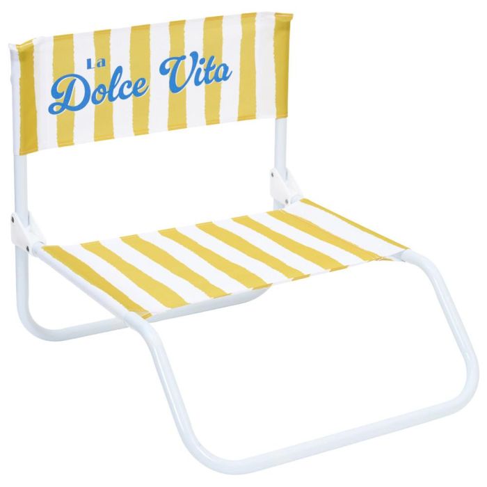 Home Deco Factory Silla Playa Amarilla Dolce Vita Metal 0 Home Deco Factory Silla Playa Amarilla Dolce Vita Metal 0