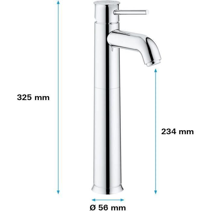 Grohe Mezclador monomando de lavabo de sobre encimera Tamaño XL 2 Grohe Mezclador monomando de lavabo de sobre encimera Tamaño XL 2