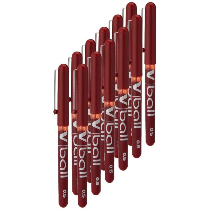 Bolígrafo Pilot BL-VB-5 Rojo 0,3 mm (12 Unidades) 1 Bolígrafo Pilot BL-VB-5 Rojo 0,3 mm (12 Unidades) 1