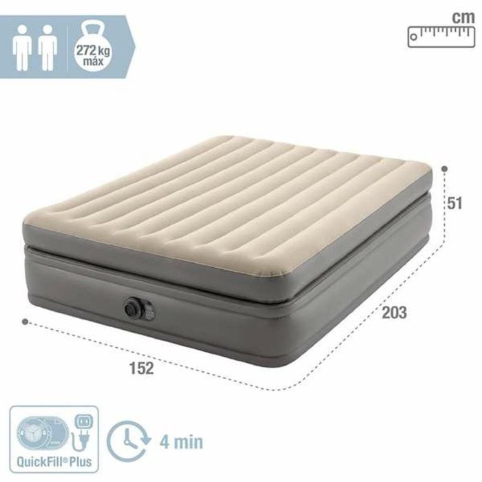 Cama Hinchable Intex Queen Prime Comfort Elevated 152 x 51 x 203 cm 1