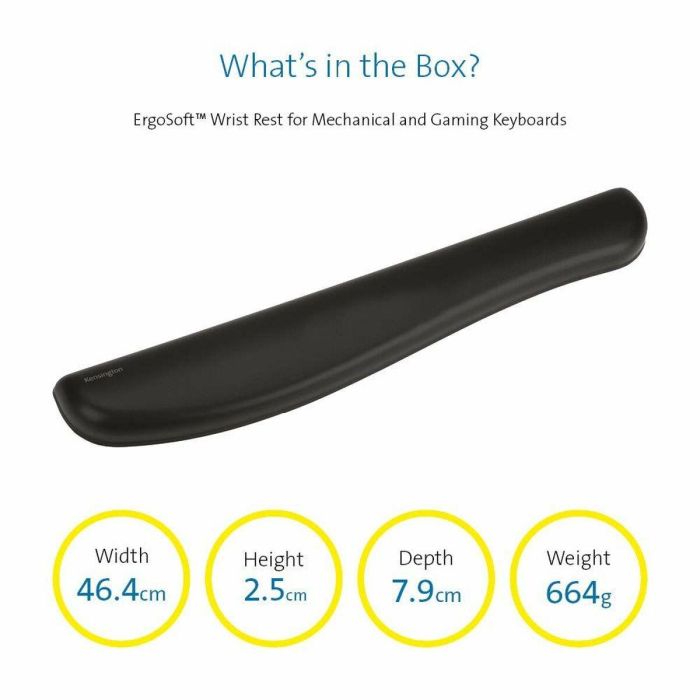 Kensington ErgoSoft™ Wrist Rest for Mechanical Keyboard 2 Kensington ErgoSoft™ Wrist Rest for Mechanical Keyboard 2