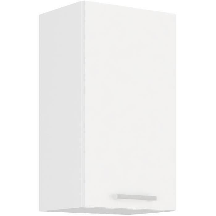 ATLAS Unidad alta con 1 puerta - Decoración blanca - L 40cm ATLAS Unidad alta con 1 puerta - Decoración blanca - L 40cm