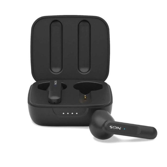 NGS ARTICAMOVEBLACK Auriculares Inalámbricos Ártica Move Bluetooth 5.3 TWS Estuche Carga 28h Batería 7h ENC Micrófono Control Táctil Negros NGS ARTICAMOVEBLACK Auriculares Inalámbricos Ártica Move Bluetooth 5.3 TWS Estuche Carga 28h Batería 7h ENC Micrófono Control Táctil Negros