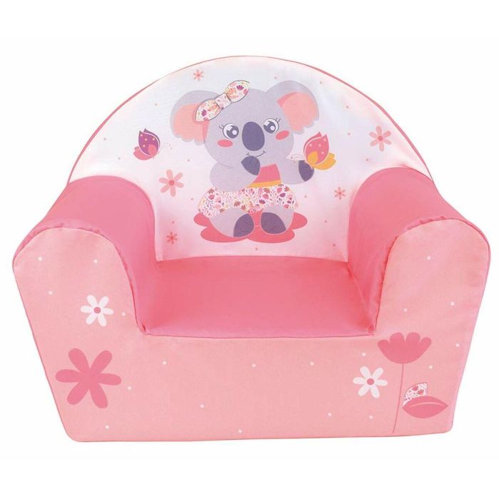 Fun House Sillón Club Infantil CALLY MIMI KOALA, Espuma Ligera y Portátil, con Funda Lavable, Medidas 42 cm Alto x 52 cm Ancho x 33 cm Fondo